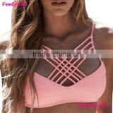 Hot-Sale Dot Pattern High Waist String Bikini thumbnail-3