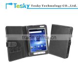 book style PU leather case for viewsonic viewpad 7 tablet