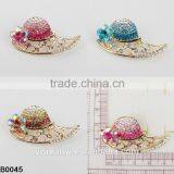 Factory Price Buy Wholesale Direct From China Easy Sell Items Hats Crochet Brooch for Wedding Invitations B0045 thumbnail-2