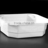 Wholesale Food Grade PP 900ml Rectangular Disposable Food Tray With FDA Certified
