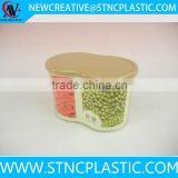 new arrival food grade plastic storage canister 1.2L