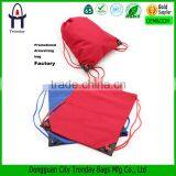 Blue 600D Durable Cheap Promotional Drawstring Backpack Quality Choice thumbnail-1