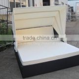 comfortable with high quality cushion outdoor garden canopy sofa bed