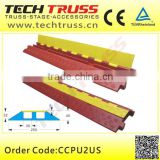 PU 2-channel Floor Popular Promotion Cable Cross for Entertainment Show