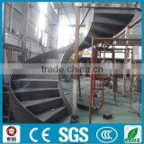 Customized Interior Wooden Curve Stairs With Double Stringer Quality Choice thumbnail-3