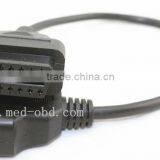 OBD2 Adapter Cable 14 Pin To J1962 Female 16Pin thumbnail-2
