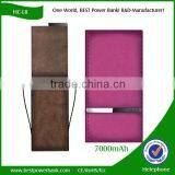 2016 Outdoor Leather Power Bank Battery Charger for Mobile thumbnail-5