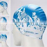 High Quality Eco-friendly Printing Silicone Swim Cap thumbnail-2