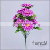 12 Heads Cheap Purple Daisy Artificial Flowers