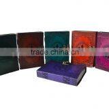 Multi Color Embossed Many Leather Journal With Metal C Lock thumbnail-1