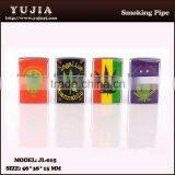 YuJia 2015 Newly Style Cannabina Cool Style Small Smoking Pipes JL-015 thumbnail-1