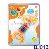EN71 100% Safe Funny Plastic Animal Baby Rattle Toy Giraffe thumbnail-1