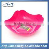 Food Grade Pink Salad Fruit Hard Blank Plastic Melamine Plate