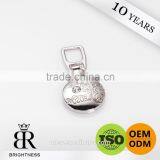 Hot Sales Round Double da Puller Zipper Slider for Bag Brightness B1-80024