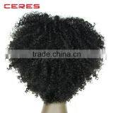 Overnight Delivery Cheap Wholesale Price 100 High Temperature Fiber Synthetic Lace Front Wig for Black Women Kinky Curly Quality Choice thumbnail-4