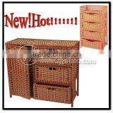 Home Use 3tiers Striped Storage Cabinet thumbnail-1