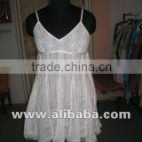 Adults Age Group and Cotton Fabric Type Body-con Cocktail Dress / WHITE COCKTAIL DRESS