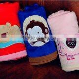 Super Soft Animal Print Coral Fleece Baby Beagle Blanket thumbnail-3