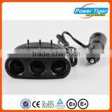 Good Quality Triple Socket Car Cigarette Lighter Usb Mp3 Player