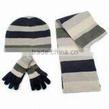 Knit Women Winter Hat and Scarf Set