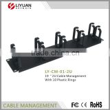 LY-CM-01-2U 19" 2U retractable cable management
