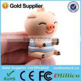 Cartoon Novelty Pig Usb Flash Drive for 2.0 Drive