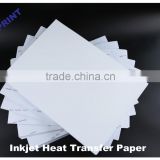 Dark t shirt heat transfer paper for cotton fabrics/transfer paper for inkjet printer/transfer paper for cotton/transfer paper