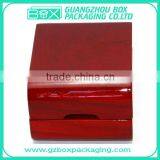Red Small Square Wooden Box,Small Size Jewelry Packaging Box thumbnail-3