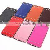 Litchi Leather Cover for Iphone 7 Plus, for Iphone 7plus Electroplate Tpu Case Cover Leather Case thumbnail-1