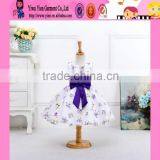 Fashion Handmade Paillette Lace Wedding Dress Custom Sleeveless Layered Dress Kids Girls Party Dress Design thumbnail-6