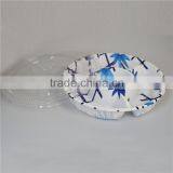 SM1-2118ZY-B Clear Eco-friendly Packaging PS Round Party Tray thumbnail-3
