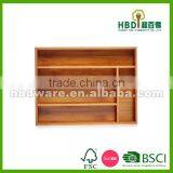 Bamboo Kitchen Cutlery Tray,bamboo Organizer,wood Cutlery Tray Wholesale thumbnail-4
