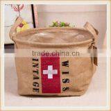 America Flag Printing Jute Storage Basket thumbnail-3