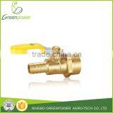 Straight Style Female Thread Brass Gas Valve thumbnail-1