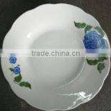 Domestic Porcelain Dish Plate , Domestic Porcelainware , White Porcelain Plate thumbnail-4