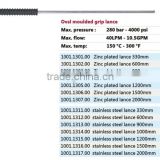 zinc plated and SS oval moulded grip high pressure lance