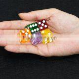 Hot Custom Plastic Games Colorful Dice/make Own Brand Color Dice/factory Price Dice Made in China thumbnail-2