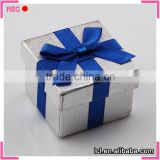 Paper packaging box with ribbon, hot sale jewelry paper box