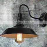Industrial Metal Wall Lamps In Black thumbnail-3