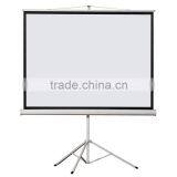 Matt White Projector Screen With Portable Tripod 3D HD TV Projection for Home Cinema System thumbnail-3