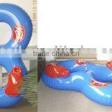 Inflatable Double Ring Float Inflatable Water Chair Inflatable Ring Float Inflatable Floating Chair PVC Double Ring Float\ thumbnail-1