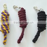 Cotton braided horse Lead ropes with trigger snap