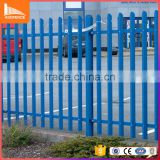 palisade fencing panel with automated security sliding & swing gates