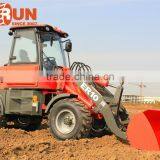 2015 New Design Everun 1.0 Ton Small Agricultural Machine Mini Wheel Loader With Sweeper