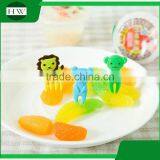 Eco Plastic Kid Tableware Cartoon Animal Fruit Fork Set thumbnail-3