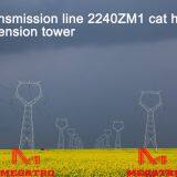 MEGATRO 220KV Transmission Line 2240 ZM1 Cat Head Type Suspension Tower thumbnail-1