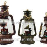 Lantern Lights Resin Antique Mini Phonograph Antique Snow Globes thumbnail-2