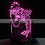 Promotional Small Animal Dolphin Shape Decoration LED Baby Night Light thumbnail-1
