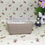 Wholesale Stocked Ceramic Square Bakeware Stoneware Plate With Two Handle thumbnail-6