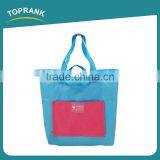 Toprank Eco-Friendly Polyester Pocket Foldable Travel Storage Bag Folding Tote Luggage Bag For Travel thumbnail-2